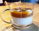 手間なく簡単に☆アイスほうじ茶ラテ作り方5写真