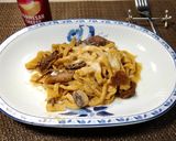 秋です。ポルチーニのクリームパスタ作り方9写真