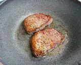 夏野菜と牛もも肉のステーキ丼作り方5写真