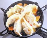 餃子のポン酢アヒージョ作り方4写真
