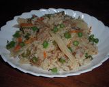 炊飯器で牛肉と牛蒡のピラフ作り方12写真