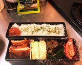 冷凍照り焼きチキンのひろし弁当作り方4写真