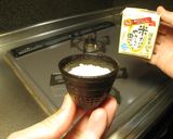 日本酒で炊いた御飯作り方1写真