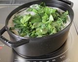 簡単美味しい【モロヘイヤと卵の中華スープ作り方4写真