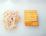 蓮根と厚揚げのピーカン煮作り方1写真