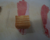 厚揚げの肉巻の照り焼き作り方1写真