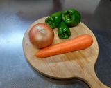 肉と野菜比1対1の野菜ザクザクハンバーグ作り方1写真