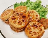 大葉香るレンコンのはさみ焼き作り方9写真