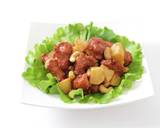 鶏唐揚げとナッツ＆ポテトの甘辛炒め作り方11写真