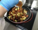 鶏唐揚げとナッツ＆ポテトの甘辛炒め作り方9写真