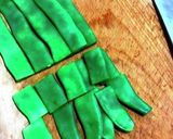 モロッコインゲンのおひたし胡麻ダレかけ作り方1写真