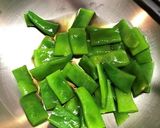 モロッコインゲンのおひたし胡麻ダレかけ作り方2写真