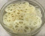 ♡弁当♡おせち♡簡単レンジDE3分酢蓮根作り方1写真