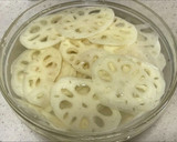 ♡弁当♡おせち♡簡単レンジDE3分酢蓮根作り方1写真
