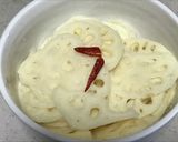 ♡弁当♡おせち♡簡単レンジDE3分酢蓮根作り方2写真