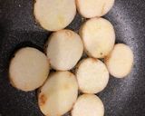 長芋と生きくらげと椎茸のバター醤油作り方2写真