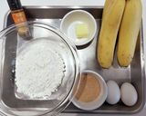 親父特製お手軽バナナケーキ作り方1写真