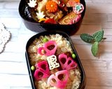 長月６　肉団子イニシャル　女子高生弁当作り方8写真