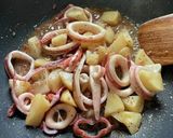 ☆イカとじゃがいものガリバタ醤油炒め☆作り方5写真