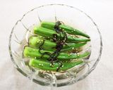 オクラと塩昆布作り方9写真