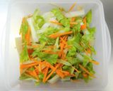 レンジ3分！薬膳★セロリと人参の南蛮漬け作り方3写真