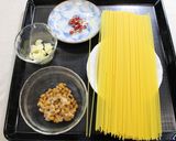 納豆パスタ作り方1写真