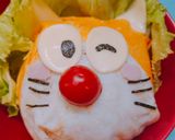 黄色 ドラえもん キャラ弁作り方10写真
