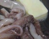 いかとアスパラガスのガーリックバター炒め作り方4写真