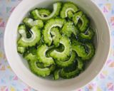 10分で完成！ゴーヤともも肉の照り焼き♪作り方1写真