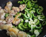 10分で完成！ゴーヤともも肉の照り焼き♪作り方5写真