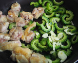 10分で完成！ゴーヤともも肉の照り焼き♪作り方5写真