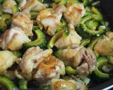 10分で完成！ゴーヤともも肉の照り焼き♪作り方6写真