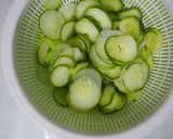 ゴーヤ・胡瓜・大葉の梅和え♪苦みさっぱり作り方3写真