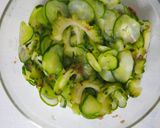 ゴーヤ・胡瓜・大葉の梅和え♪苦みさっぱり作り方6写真