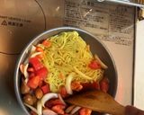 さっぱりトマト焼きそば!作り方4写真