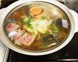 牛骨チゲ風　ヒラメ鍋　贅沢作り方2写真