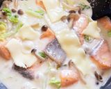 ☆鮭と白菜のチーズクリーム煮☆作り方7写真
