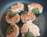 大葉のつくね～卵黄つき～作り方5写真