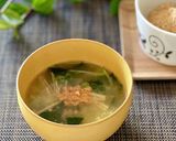 スープにきな粉。作り方4写真