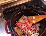 ビーフストロガノフとバジルごはん作り方4写真