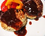 豚ミンチの米粉豆腐ハンバーグ作り方13写真