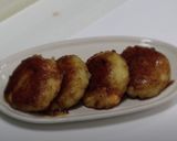 とろ〜りチーズ♪チーズ入りポテトもち作り方8写真