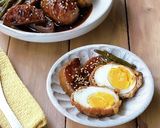 簡単♪肉巻き玉子の甘辛煮作り方7写真