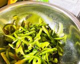 揉むだけ簡単♪ 塩昆布とピーマンのサラダ作り方3写真