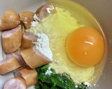 モロヘイヤで簡単☆お好み焼キッシュ♪作り方4写真