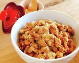 胡麻ドレッシングに☆きな粉プラスサラダ作り方10写真