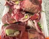 美味豚肉の梅しそ椎茸茄子巻き作り方2写真