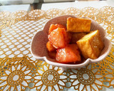 超簡単　厚揚げとトマトの味噌炒め作り方6写真
