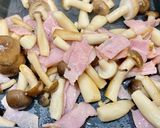 栄養◎きのことベーコンの和風パスタ作り方2写真