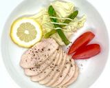 味付き鶏胸肉サラダチキン。しっとり柔らか作り方5写真